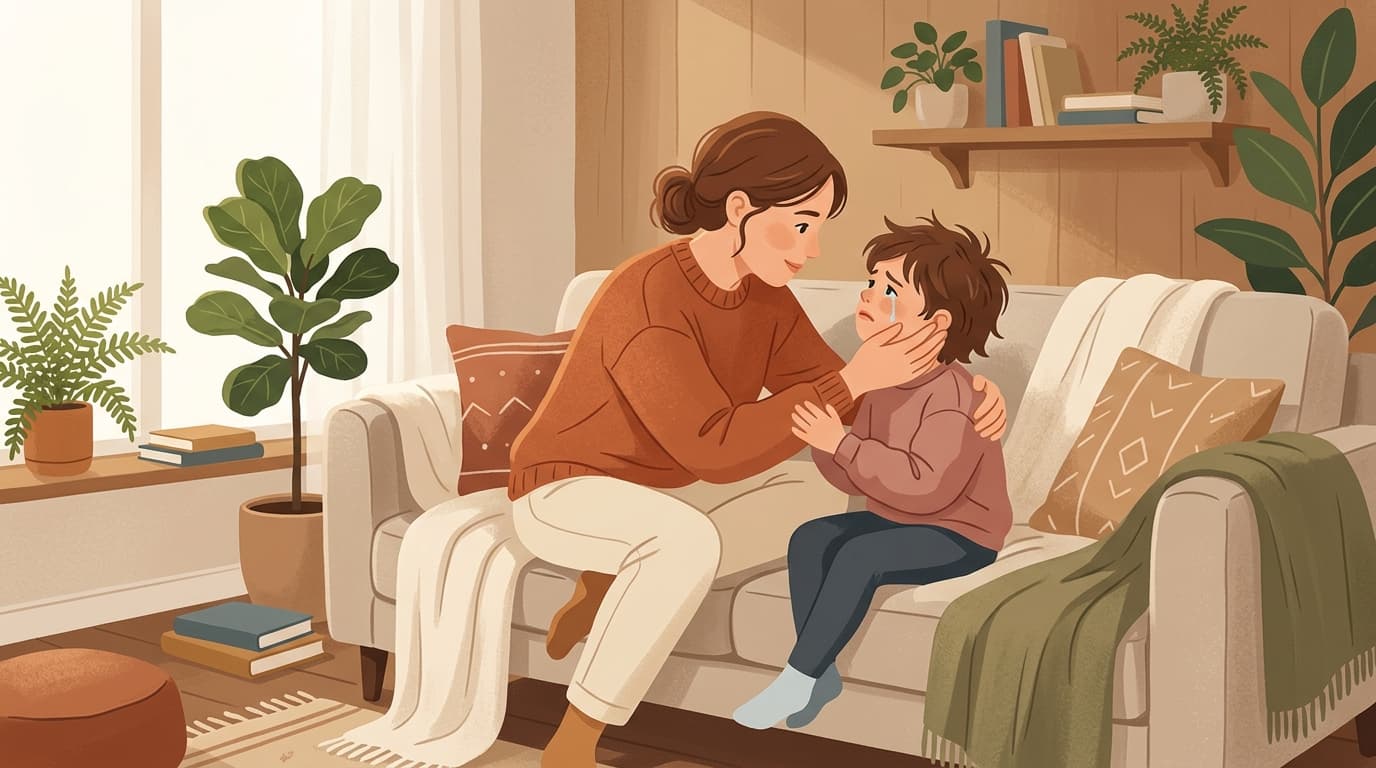 화내고 우는 아이, 어떻게 달랠까요? 감정에 이름 붙여주는 3단계